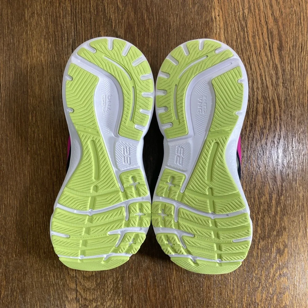 Brooks Adrenaline 23 Running Shoe Women Various Sizes Black/Gunmetal/Sharp Green - Picture 9 of 11